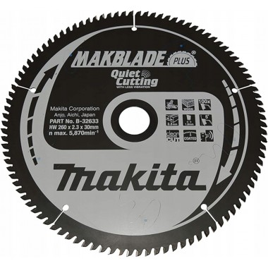 Пильный диск MAKBLADE 260x2,3х30 мм Z80 MAKITA 