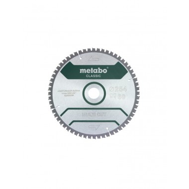 Пильный диск Metabo MULTI CUT CLASSIC 254x30 60FZ/TZ 5°, отрицательный(628285000)