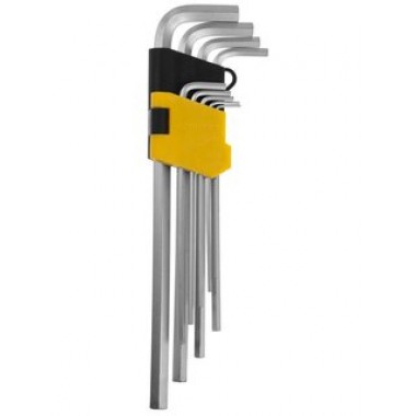 Набор ключей шестигранных 1,5-10 мм, 9пр,, длинные, Cr-V  STAYER 